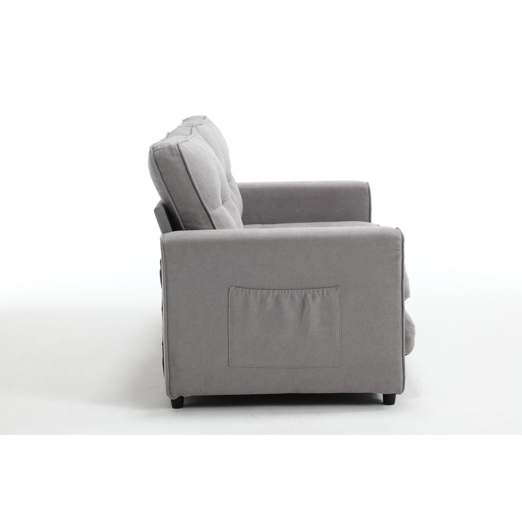 3 Fold Convertible Futon Couch Sleeper Sofa Bed