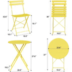 3 Pieces Patio Bistro Sets