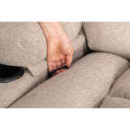 360¡ã Swivel Recliner Chair with Massage, Heat, USB, and Cup Holders