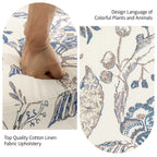 29'' W Pattern Swivel Glider Manual Push Back Recliner Chair Set of 2