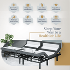 Bliss Series Adjustable Bed Frame + Choice of Mattress Bundle