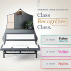 Bliss Series Adjustable Bed Frame + Choice of Mattress Bundle