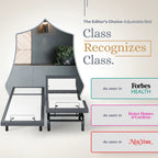 Bliss Series Adjustable Bed Frame + Choice of Mattress Bundle