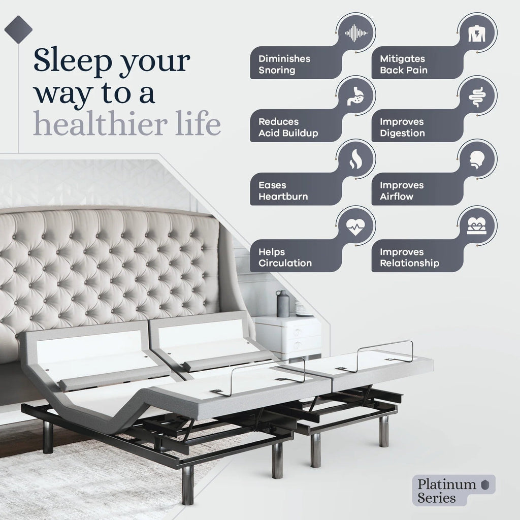 Platinum Series Adjustable Bed Frame + Choice of Mattress Bundle