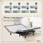 Classic Series Adjustable Bed Frame + Choice of Mattress Bundle