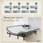 Harmony Series Adjustable Bed Frame + Choice of Mattress Bundle