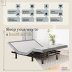 Classic Series Adjustable Bed Frame + Choice of Mattress Bundle