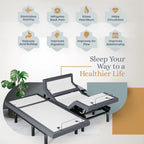 Bliss Series Adjustable Bed Frame + Choice of Mattress Bundle