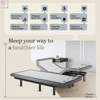 Harmony Series Adjustable Bed Frame + Choice of Mattress Bundle