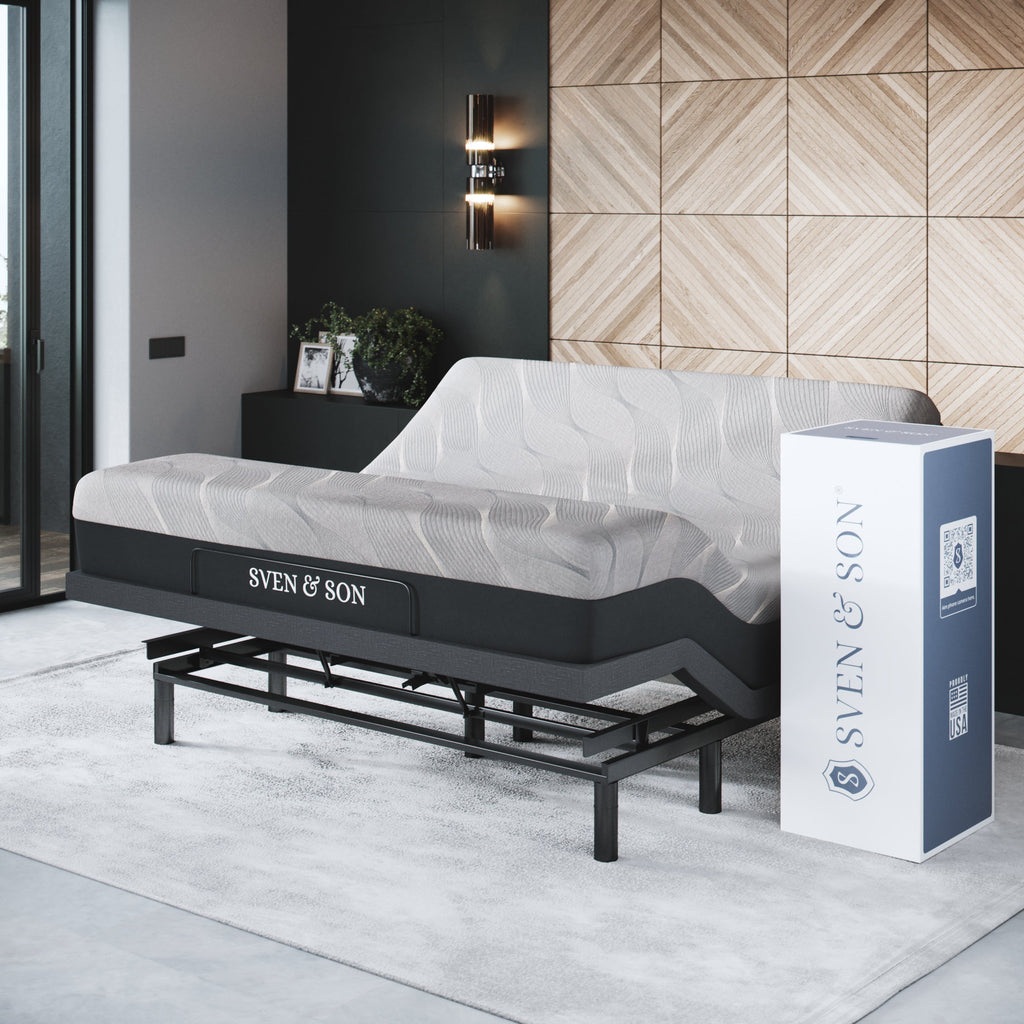 Bliss Series Adjustable Bed Frame + Choice of Mattress Bundle