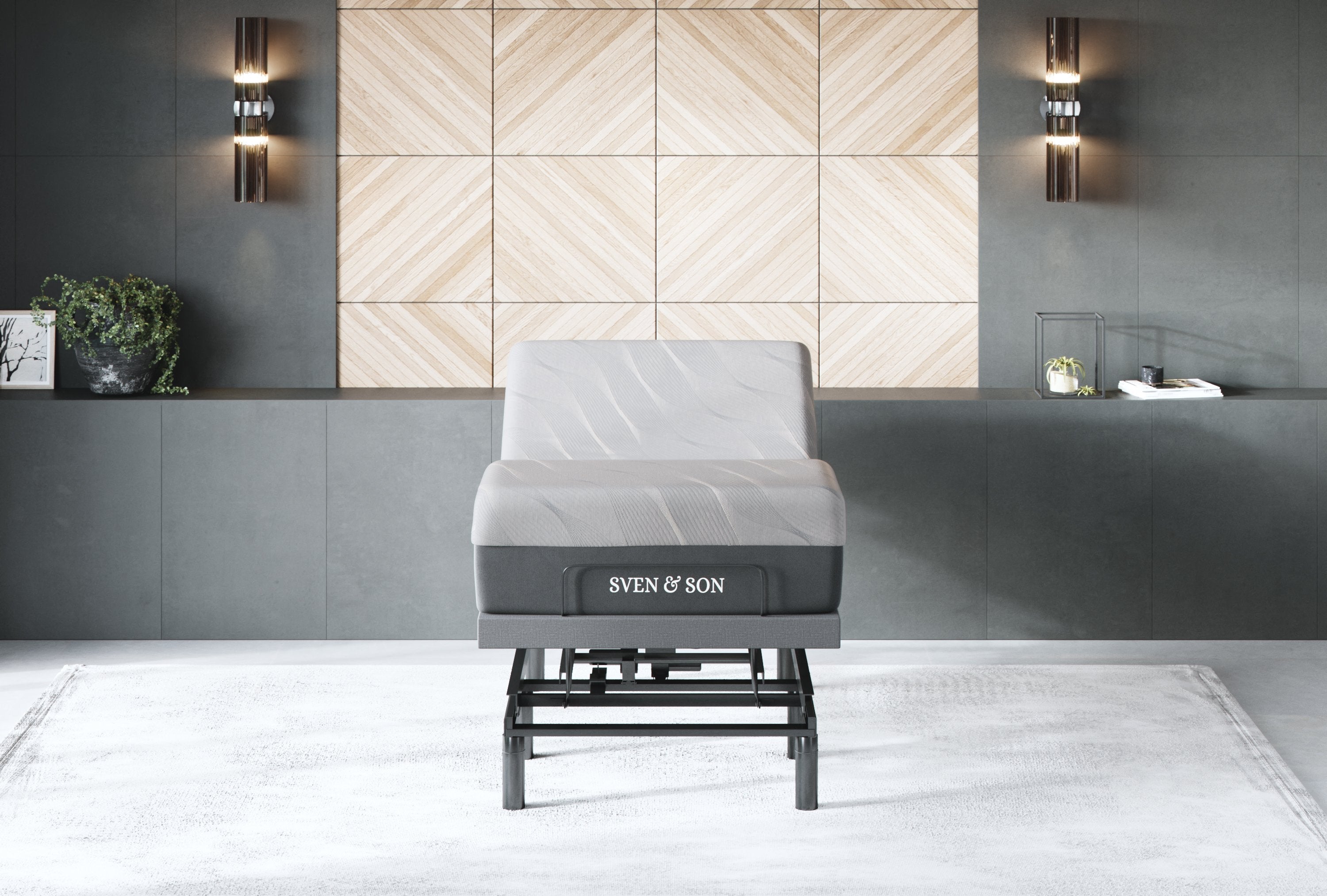 Bliss Series Adjustable Bed Frame + Choice of Mattress Bundle