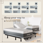 Classic Series Adjustable Bed Frame + Choice of Mattress Bundle