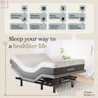 Classic Series Adjustable Bed Frame + Choice of Mattress Bundle