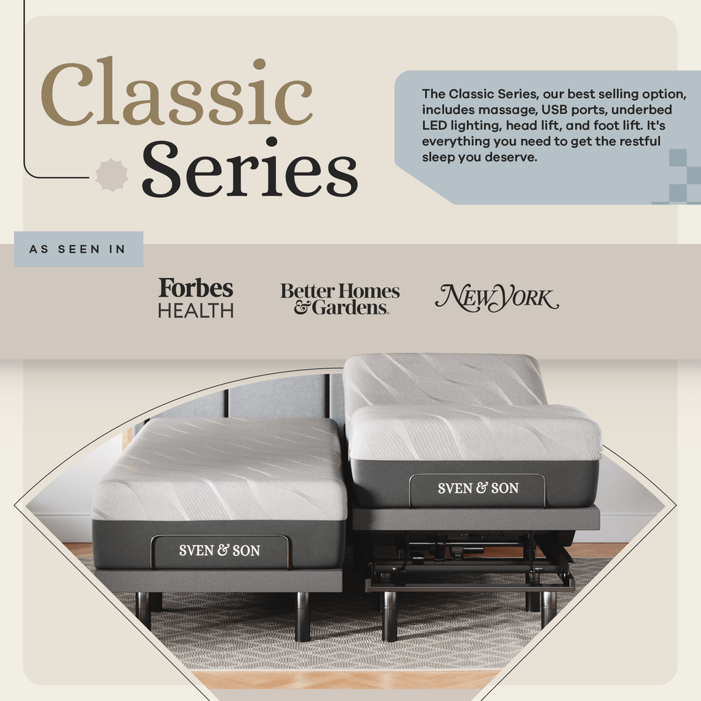 Classic Series Adjustable Bed Frame + Choice of Mattress Bundle