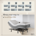 Harmony Series Adjustable Bed Frame + Choice of Mattress Bundle