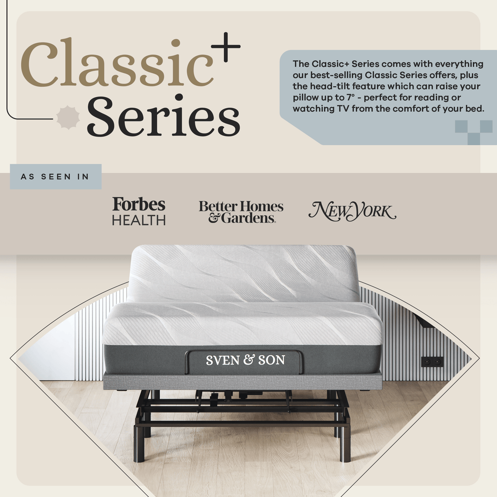 Harmony Series Adjustable Bed Frame + Choice of Mattress Bundle