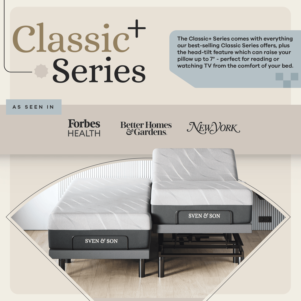 Harmony Series Adjustable Bed Frame + Choice of Mattress Bundle