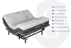 Classic Series Adjustable Bed Frame + Choice of Mattress Bundle