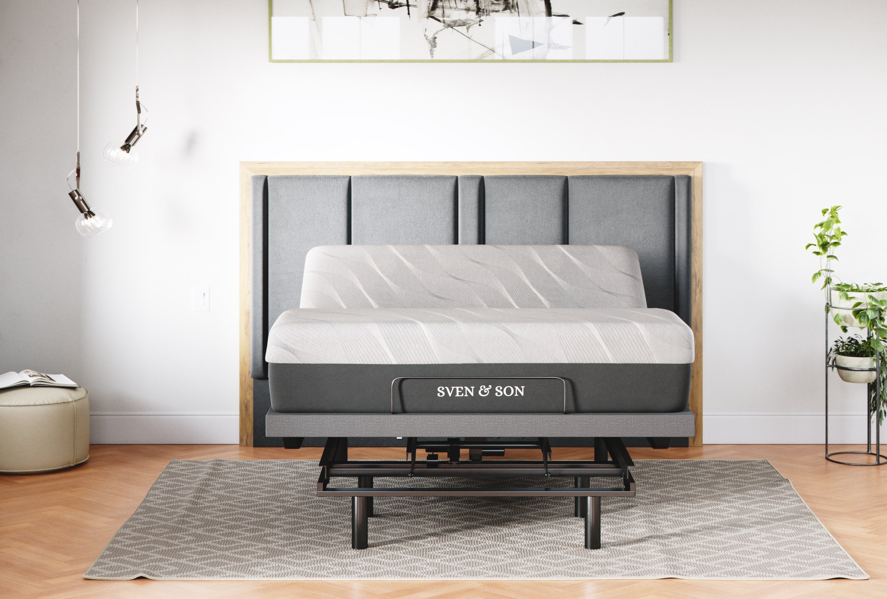 Classic Series Adjustable Bed Frame + Choice of Mattress Bundle
