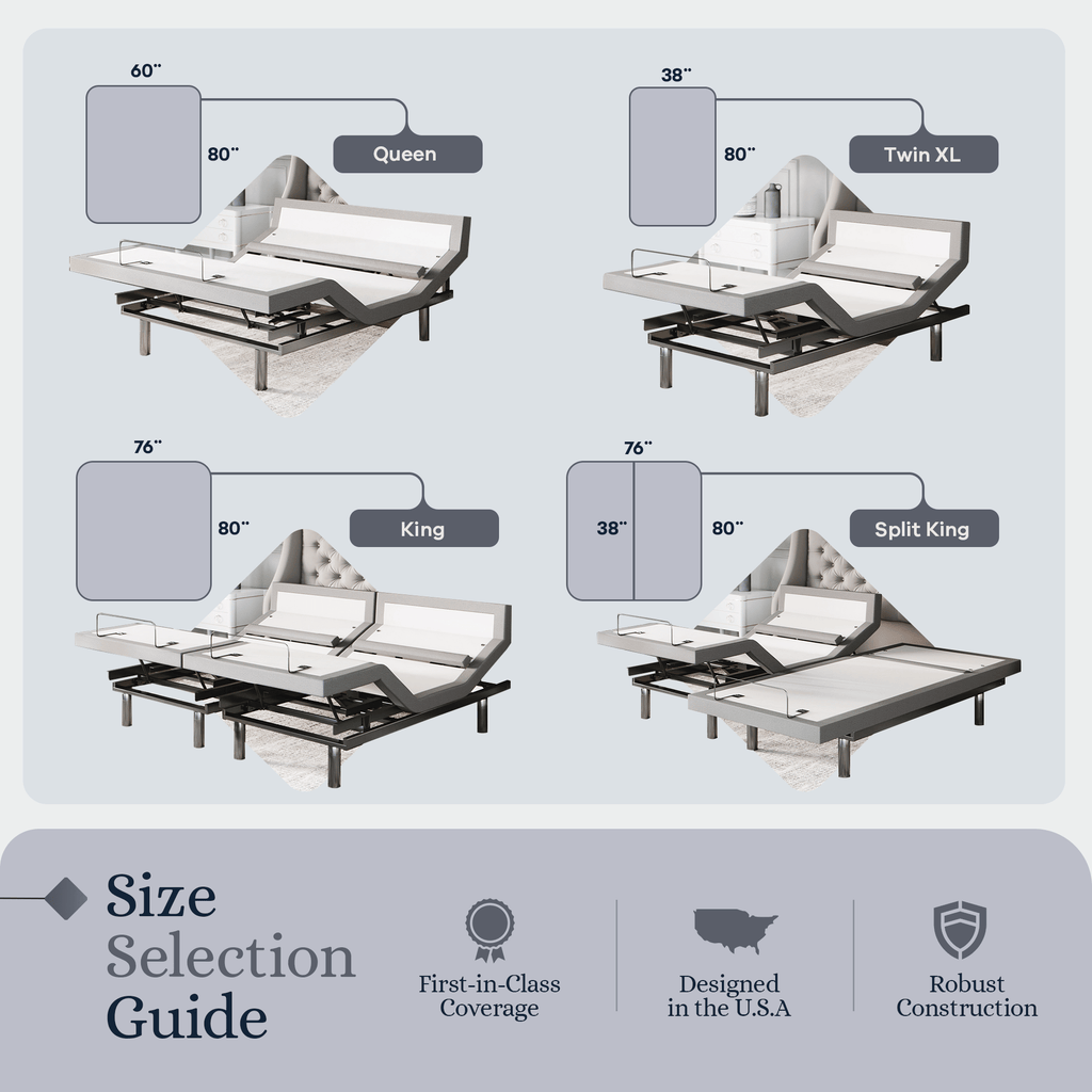 Platinum Series Adjustable Bed Frame + Choice of Mattress Bundle