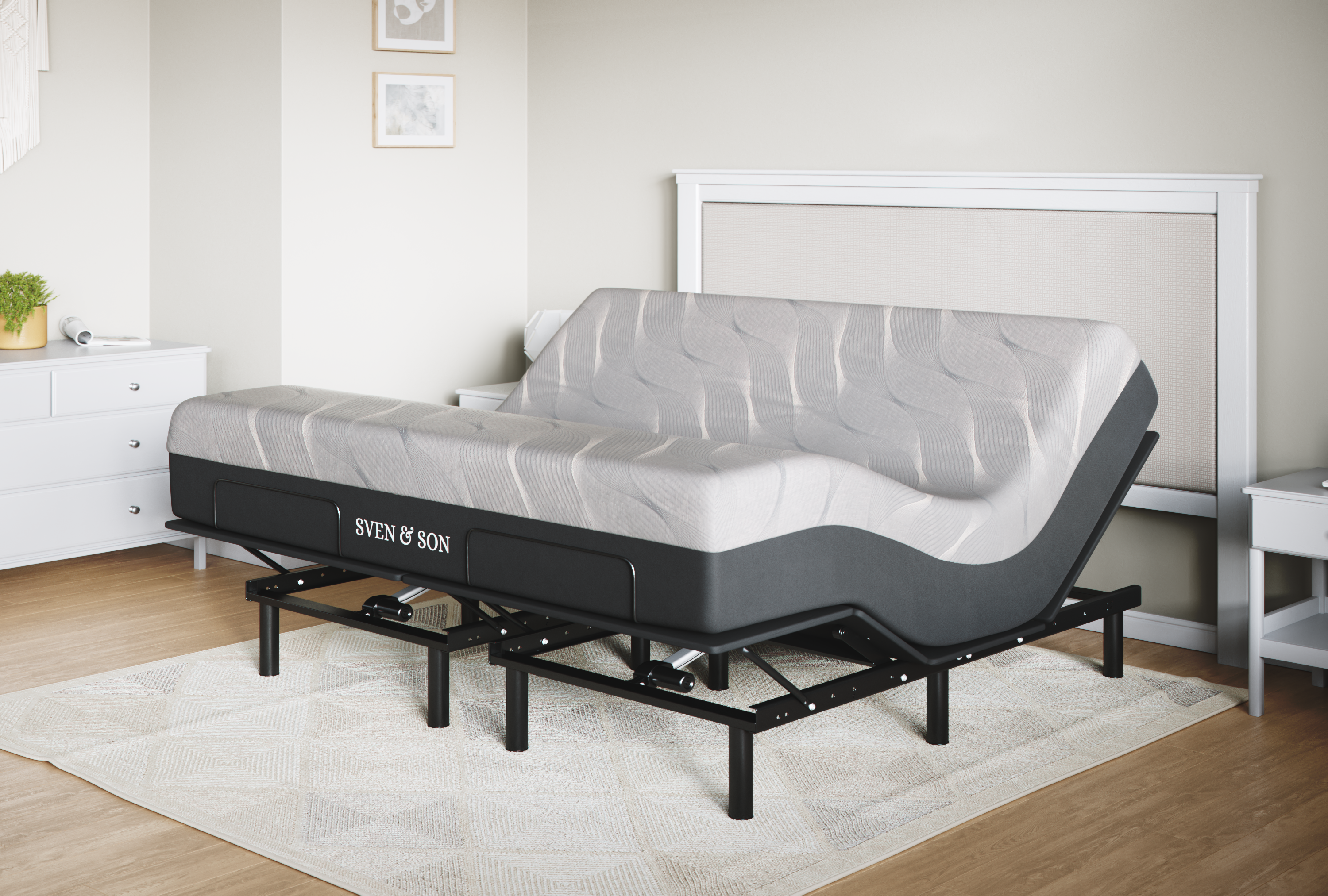 Essential Series Adjustable Bed Frame + Choice of Mattress Bundle