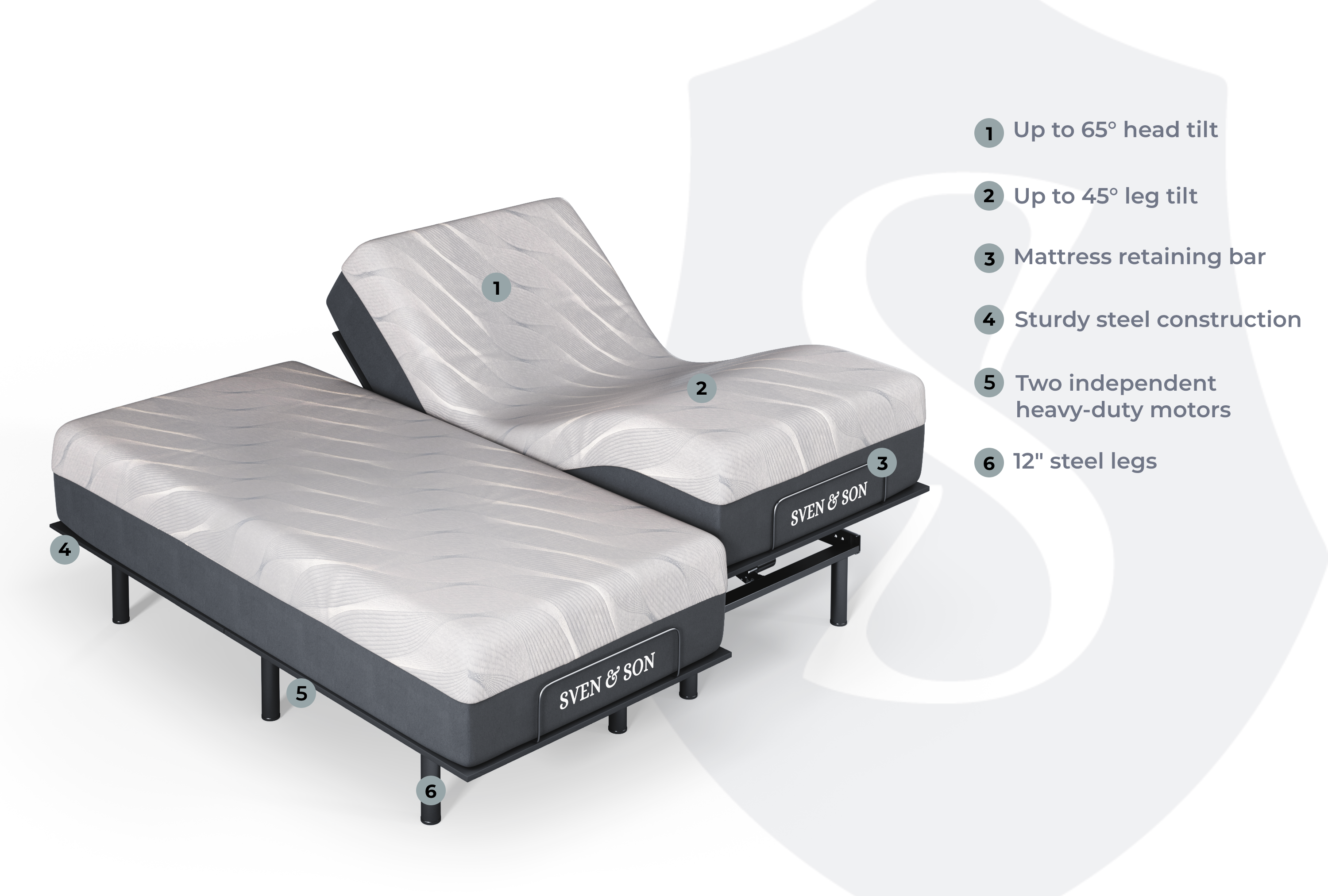 Essential Series Adjustable Bed Frame + Choice of Mattress Bundle