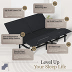Essential Series Adjustable Bed Frame + Choice of Mattress Bundle