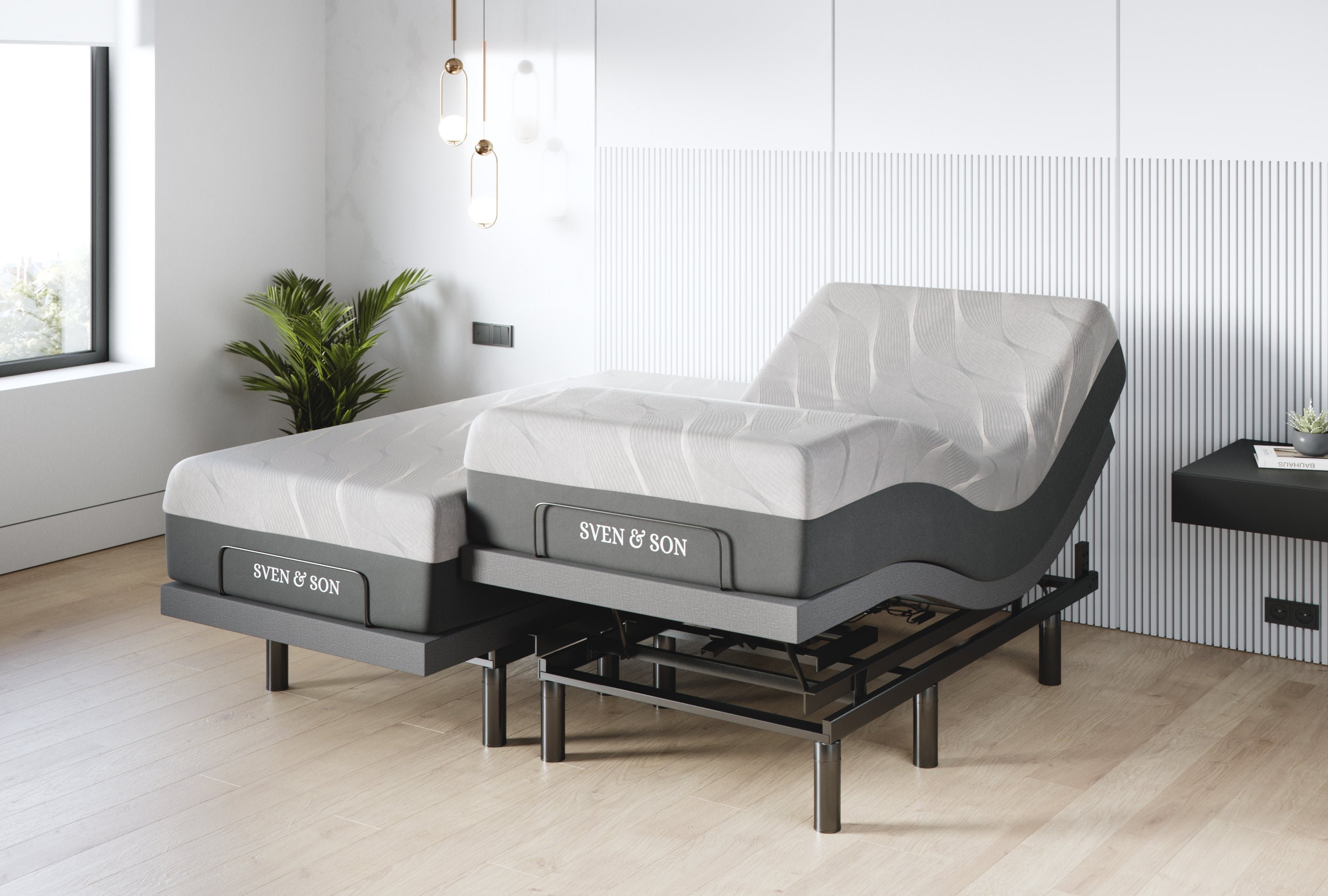 Harmony Series Adjustable Bed Frame + Choice of Mattress Bundle