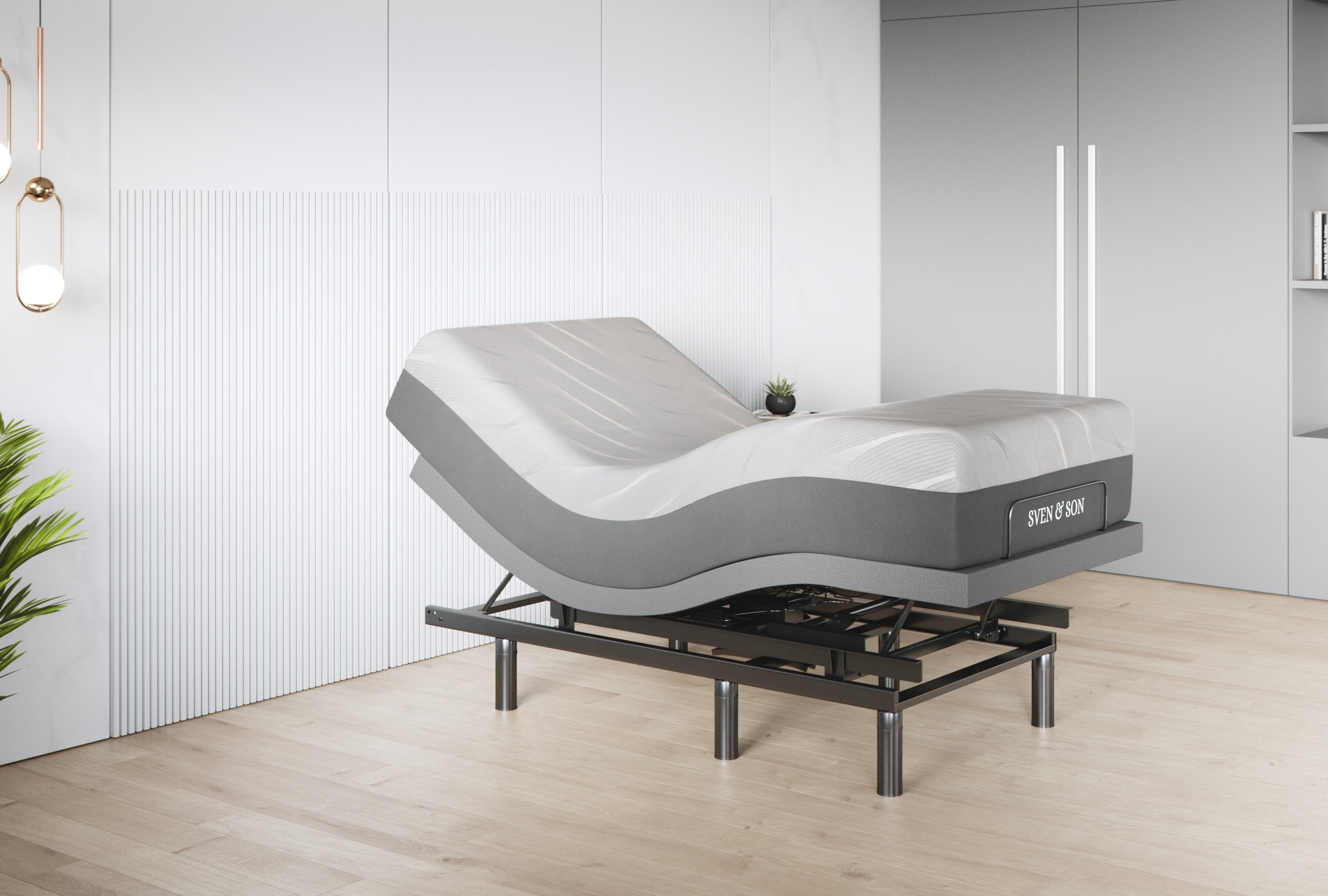 Harmony Series Adjustable Bed Frame + Choice of Mattress Bundle