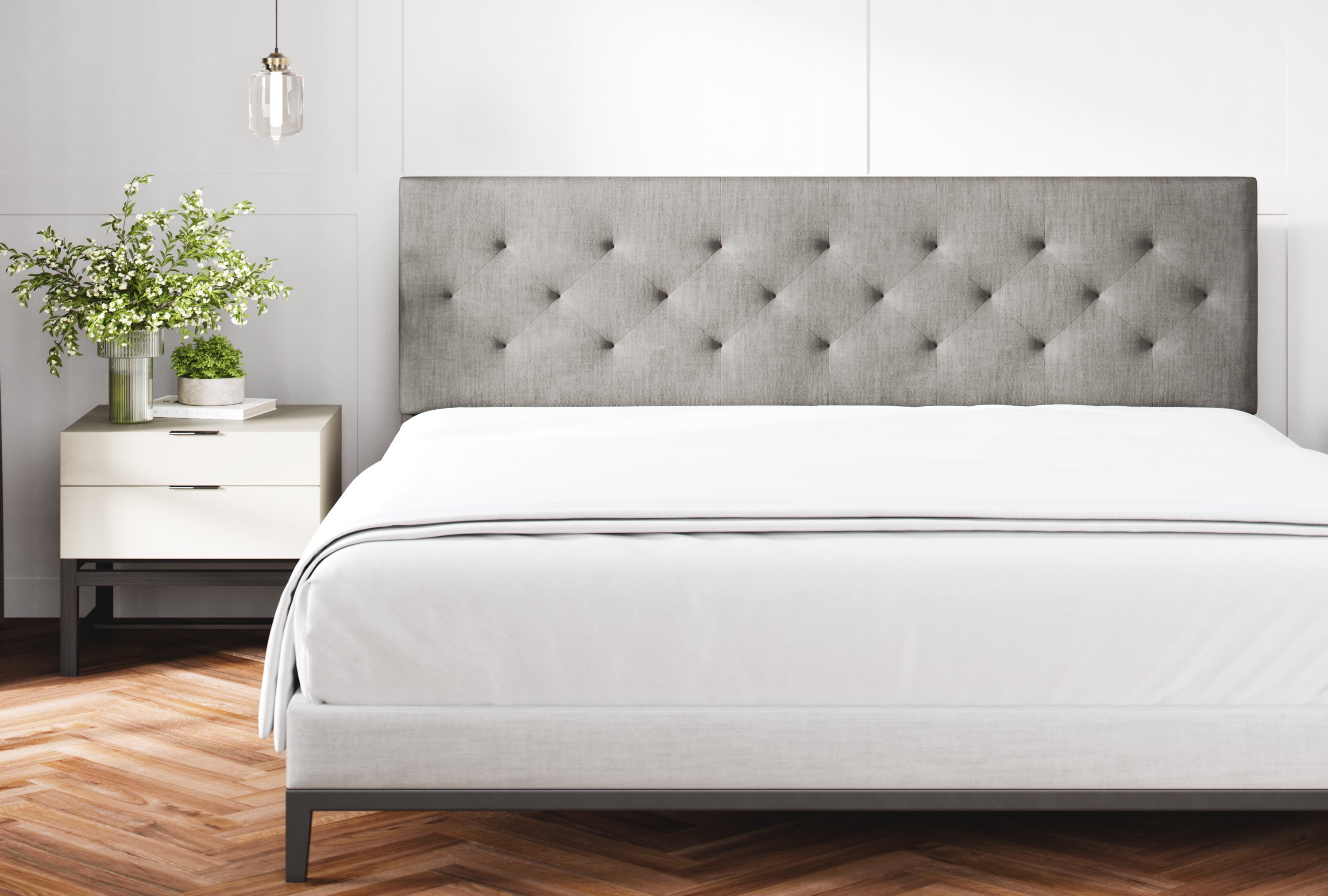 Tufted Mid-Rise Upholstered Headboard