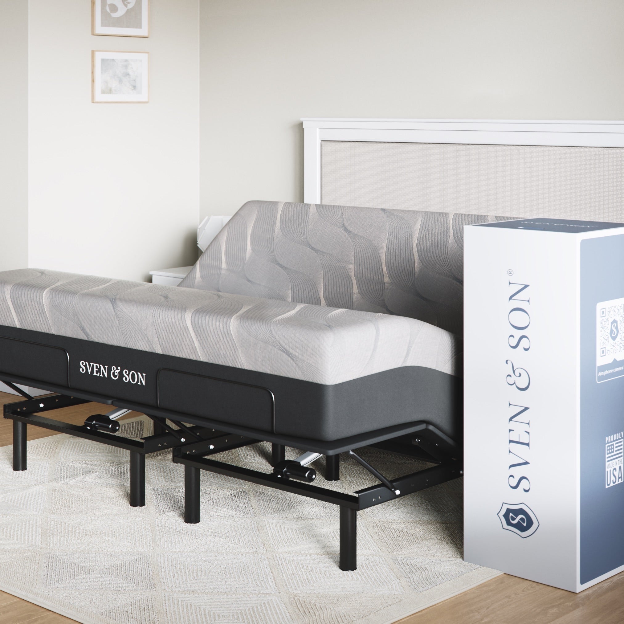 Essential Series Adjustable Bed Frame + Choice of Mattress Bundle