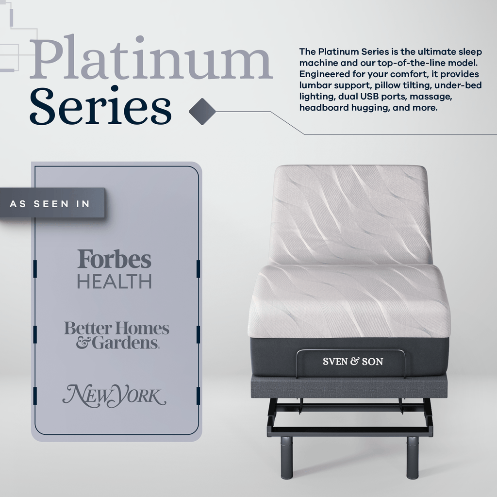 Platinum Series Adjustable Bed Frame + Choice of Mattress Bundle
