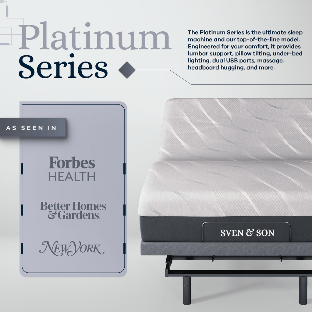 Platinum Series Adjustable Bed Frame + Choice of Mattress Bundle