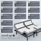 Platinum Series Adjustable Bed Frame + Choice of Mattress Bundle
