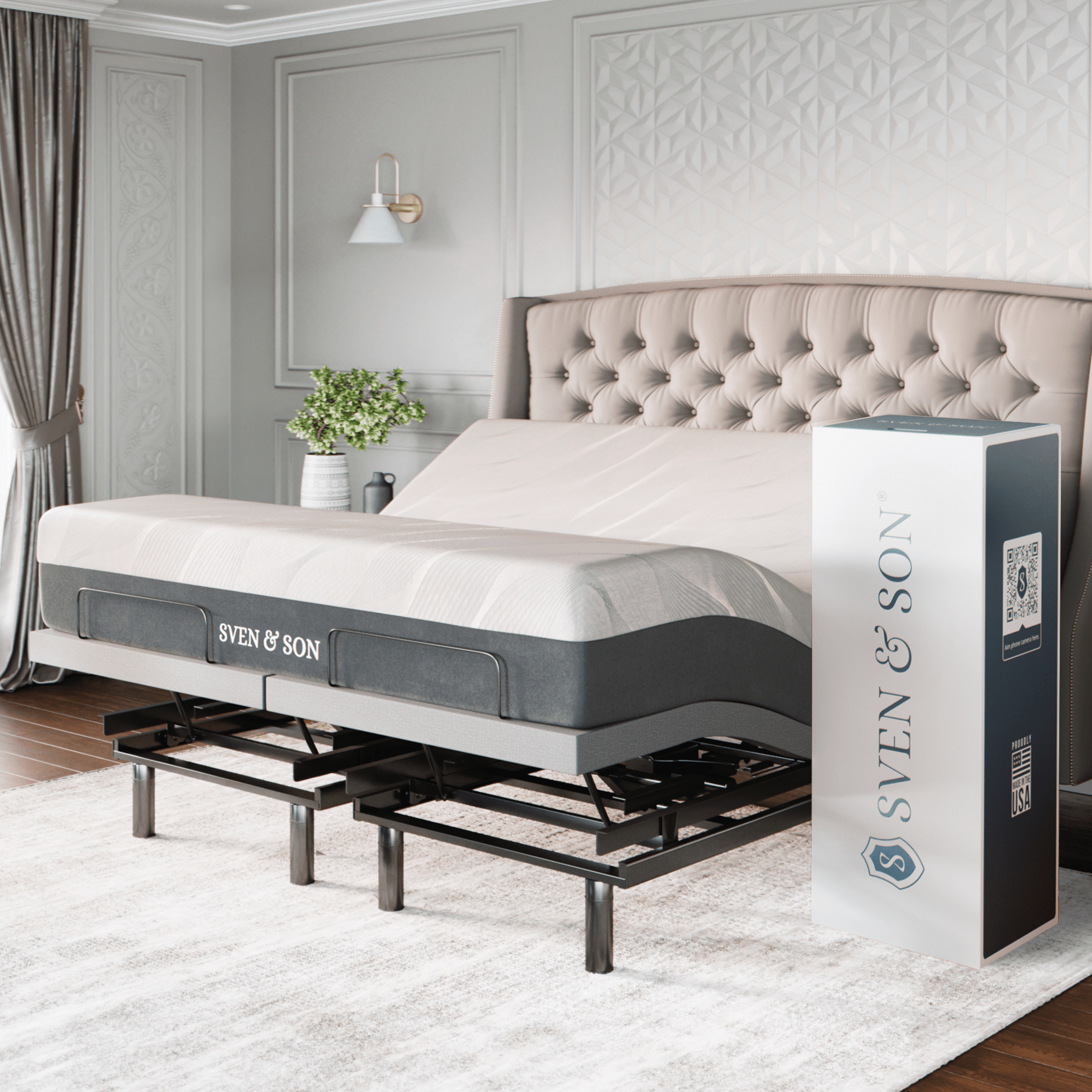 Platinum Series Adjustable Bed Frame + Choice of Mattress Bundle