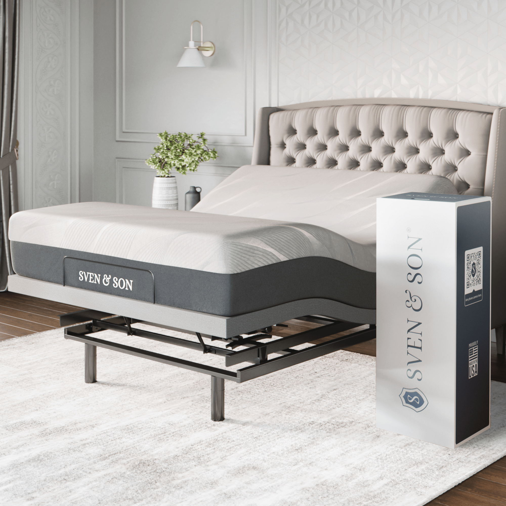 Platinum Series Adjustable Bed Frame + Choice of Mattress Bundle