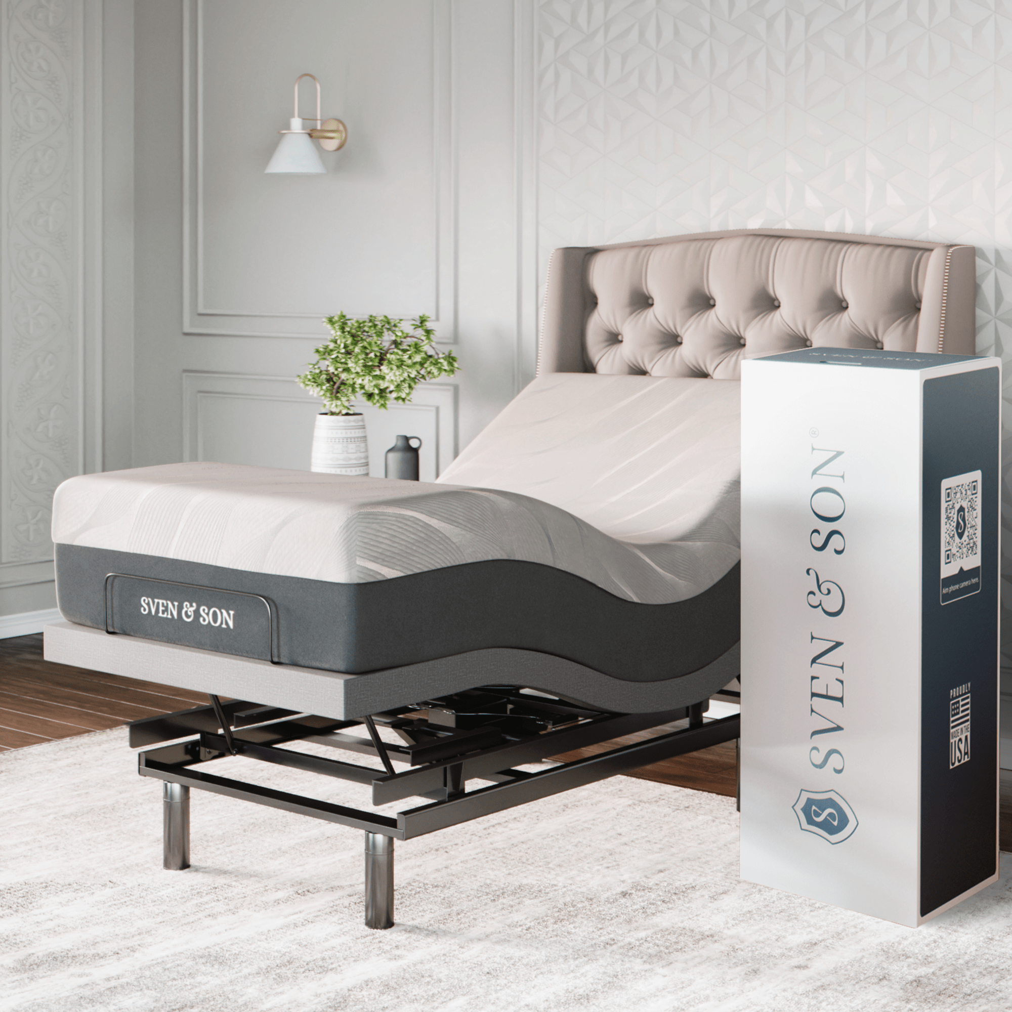 Platinum Series Adjustable Bed Frame + Choice of Mattress Bundle