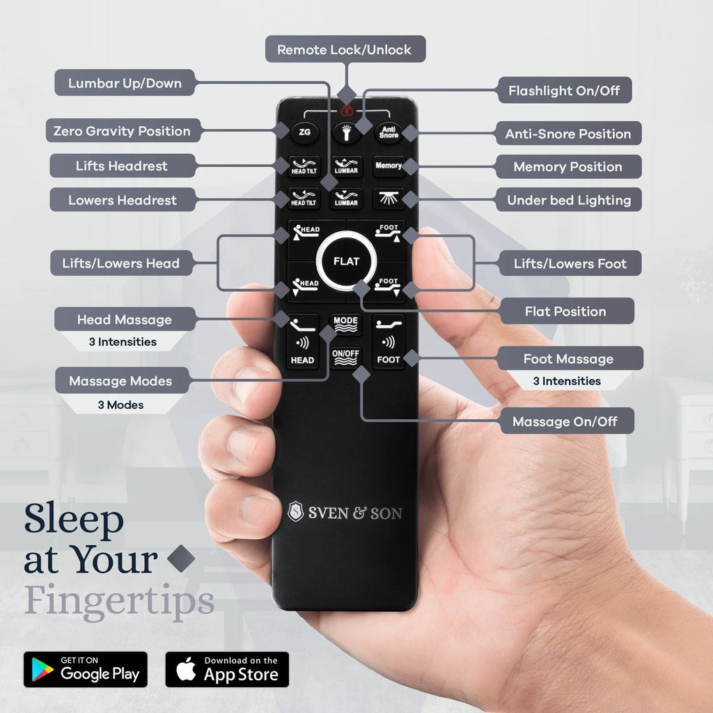 Platinum Series Adjustable Bed Frame + Choice of Mattress Bundle