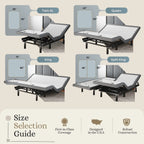Classic Series Adjustable Bed Frame + Choice of Mattress Bundle