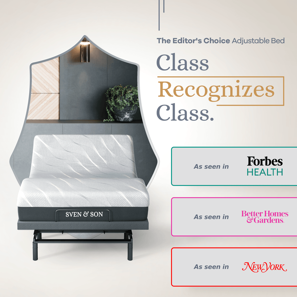 Bliss Series Adjustable Bed Frame + Choice of Mattress Bundle