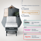 Bliss Series Adjustable Bed Frame + Choice of Mattress Bundle