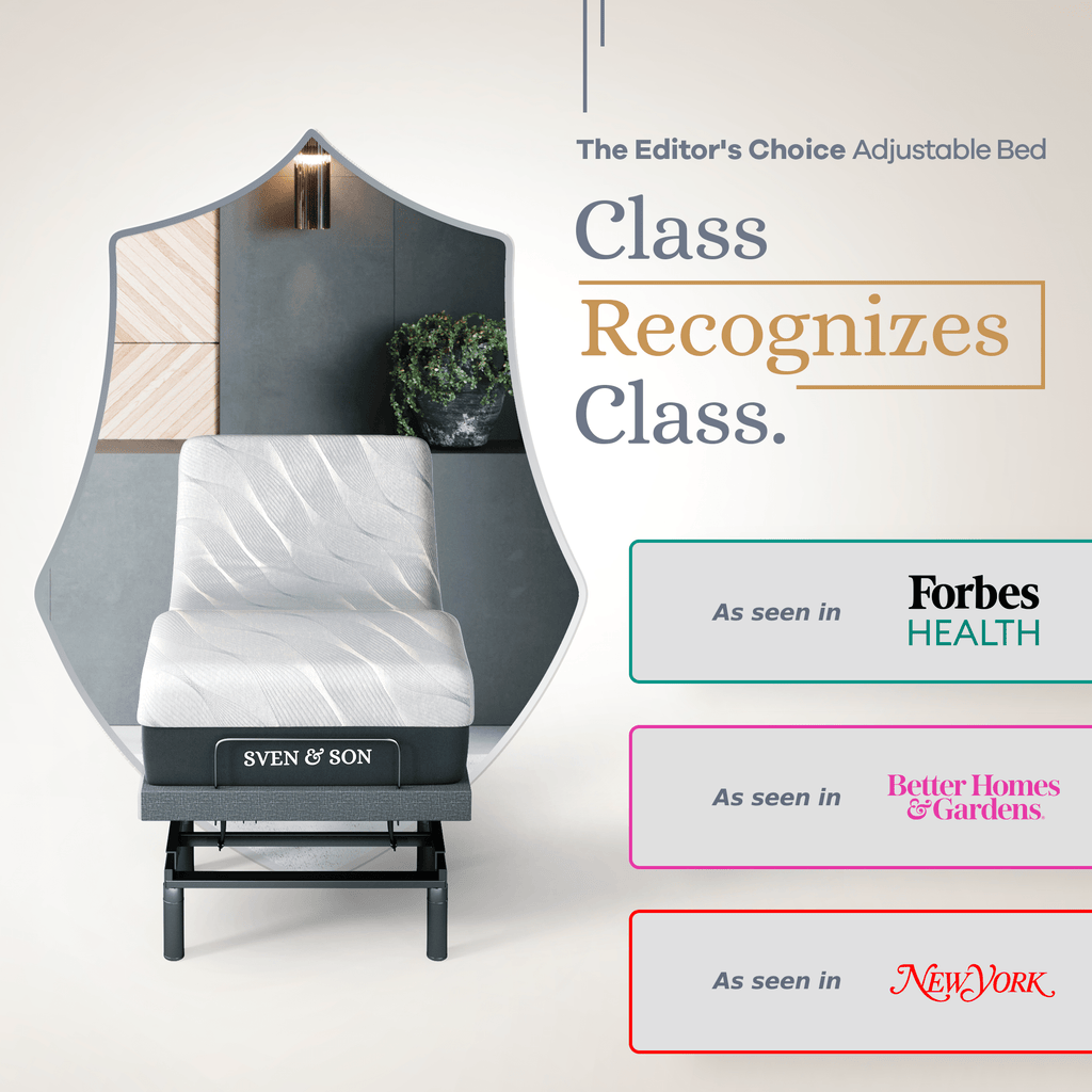 Bliss Series Adjustable Bed Frame + Choice of Mattress Bundle