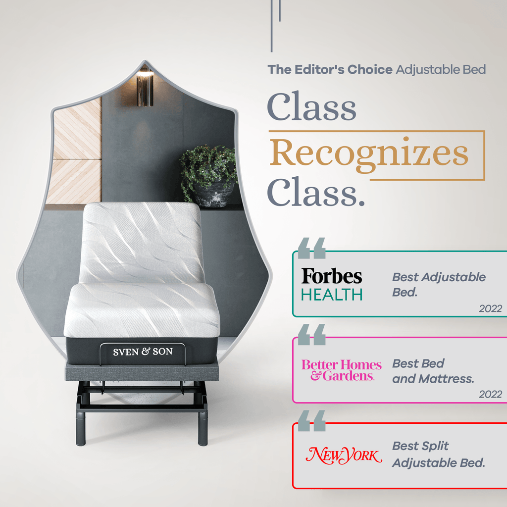 Bliss Series Adjustable Bed Frame + Choice of Mattress Bundle