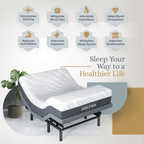 Bliss Series Adjustable Bed Frame + Choice of Mattress Bundle